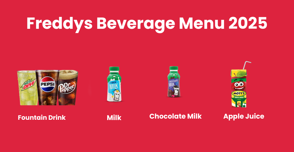 Freddys Beverage Menu 2025