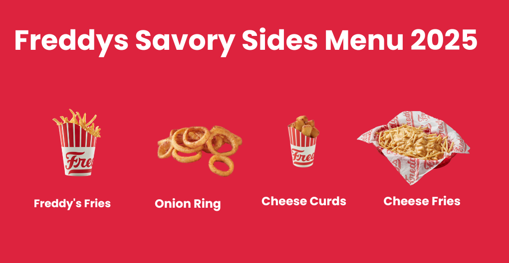 Freddys Savory Sides Menu 2025